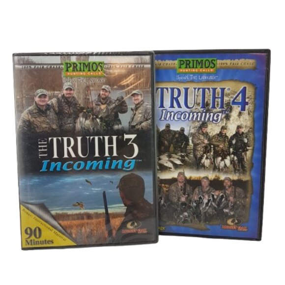 Lot of 2 Hunting DVDs PRIMOS The Truth Incoming 3 & 4 Waterfowl Ducks Geese - Picture 5 of 5